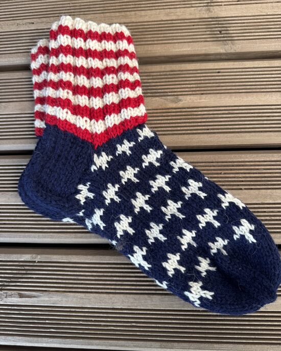 Zeķes "Stars and Stripes" - noadīsim uz pasūtījumu