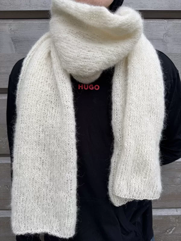 Šalle no Drops Brushed Alpaca Silk dzijas. Silta un gaisīga. Nevar vien sagaidīt ziemu.